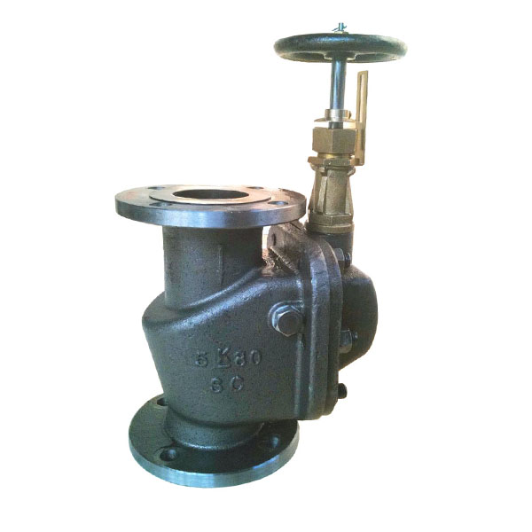 JIS F3060 80A Cast Steel Vertical Storm Valves